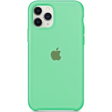 Силіконовий оригінальний чохол Apple для iPhone 11 Pro (49) Аквамарин