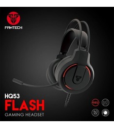 Проводные накладные наушники-гарнитура Fantech HQ53 Flash (Чёрный)