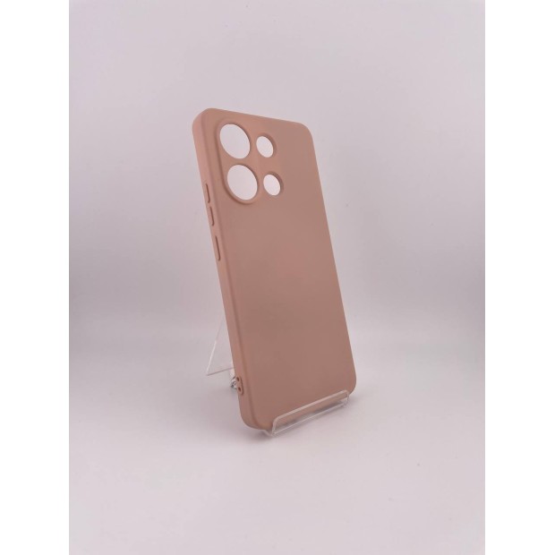 Силікон оригінальний Xiaomi Redmi Note 13 4G (ShutCam) (Пудровий)