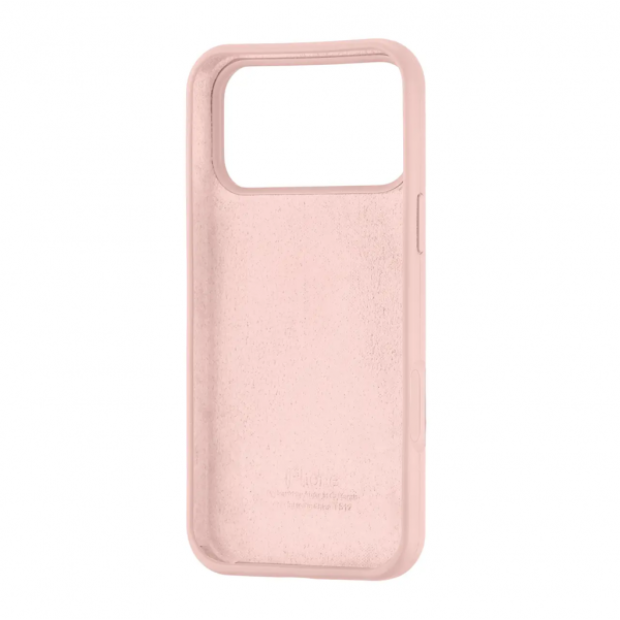 Силикон Original Round Case Apple iPhone 17 Pro (76) Chalk Pink