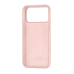 Силіконовий оригінальний круглий чохол Apple iPhone 17 Pro (76) рожевий крейдовий