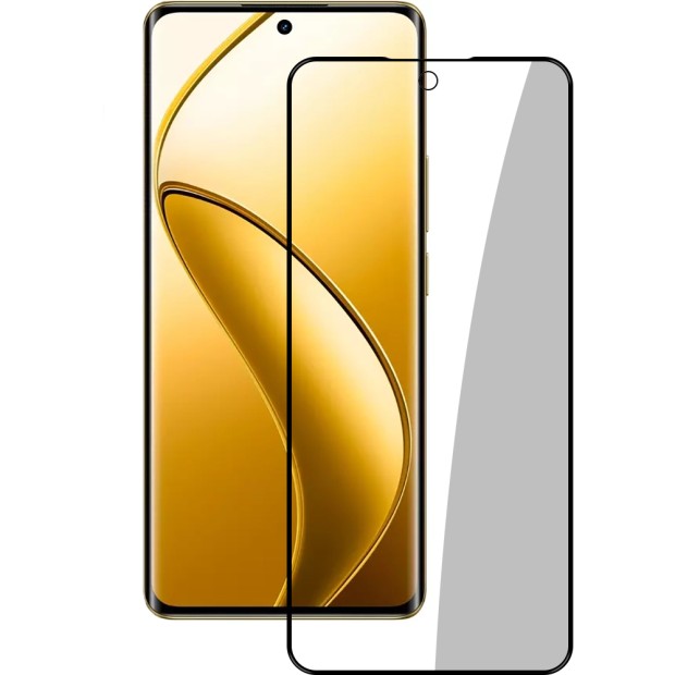Захисне скло 3D Curved Realme 12 Pro+ Black