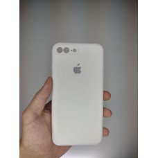 Силіконовий оригінальний чохол RoundCam для Apple iPhone 7 Plus  /  8 Plus (06) Білий