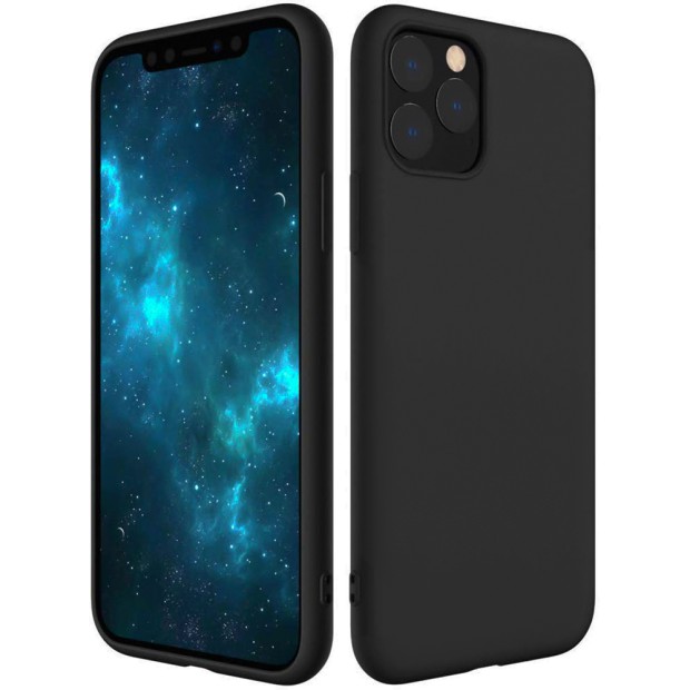 Силіконовий чохол iNavi Color для Apple iPhone 11 Pro (чорний)