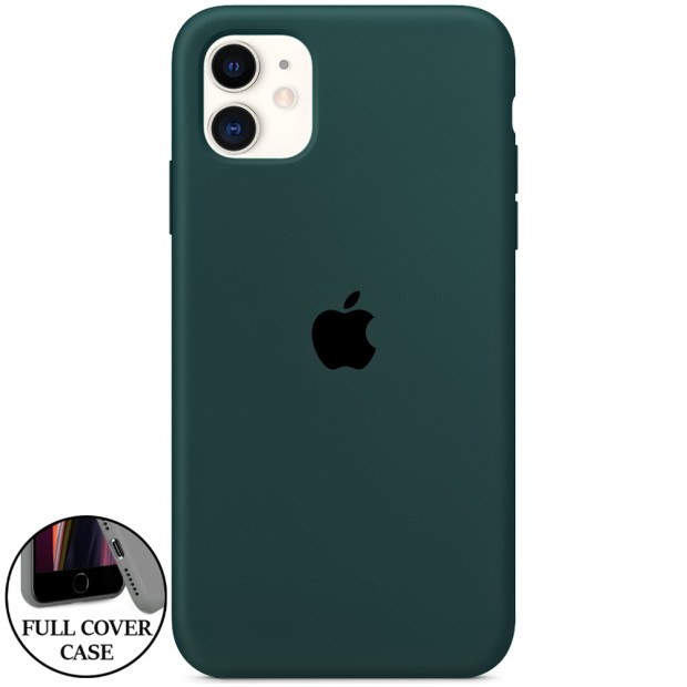 Силикон Original Round Case Apple iPhone 11 (69) Atrovirens
