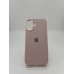 Силіконовий оригінальний круглий чохол для Apple iPhone 16 (76) у кольорі крейдово-рожевий.