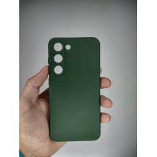 Силікон оригінальний Samsung Galaxy S23 (ShutCam) (Темно-зелений)