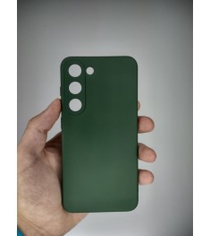 Силікон оригінальний Samsung Galaxy S23 (ShutCam) (Темно-зелений)