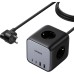 Мережевий подовжувач UGREEN CD268 (1.8m) (2USB  / 2Type-C /  3 EU) (Space Grey) (60113)