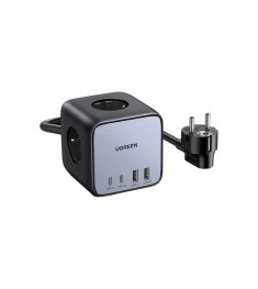 Мережевий подовжувач UGREEN CD268 (1.8m) (2USB  / 2Type-C /  3 EU) (Space Grey) ..