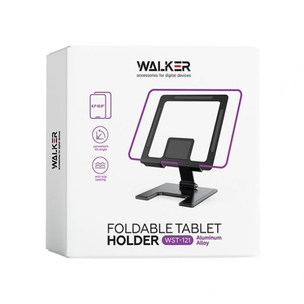 Настільний тримач для планшета Walker WST-121 (Чорний)