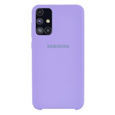 Силикон Original Samsung Galaxy A51 (2020) (ShutCam) (Сиреневый)
