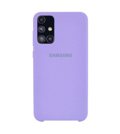Силікон Оригінал Samsung Galaxy A51 (2020) (ShutCam) (Фіолетовий)