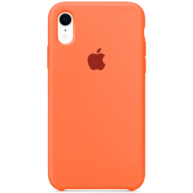 Силіконовий оригінальний чохол Apple iPhone XR (11) Персиковий