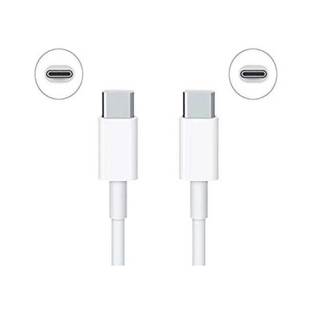 USB-кабель Xiaomi SJV4108GL  /  SJV4120CN (1.5м) (Type-C - Type-C) (Білий) (Оригінал) K