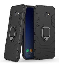 Бронь-чехол Ring Armor Case Samsung Galaxy J4 Plus (2018) J415 (Чёрный)