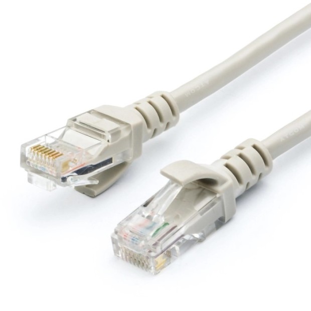 Патч-корд Atcom Geplink Cat.5e 26AWG (0.5м) (Сірий)