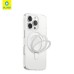 Накладка Blueo Crystal 360 з поворотною підставкою та MagSafe для Apple iPhone 16 Pro (Прозора)