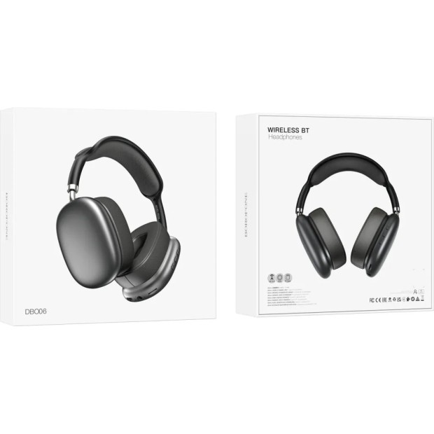 Бездротові накладні навушники-гарнітура Hoco ESD15 (Сірі)