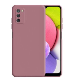 Силіконовий чохол Original 360 для Samsung Galaxy A03S (2021) (ShutCam) (Світло-..
