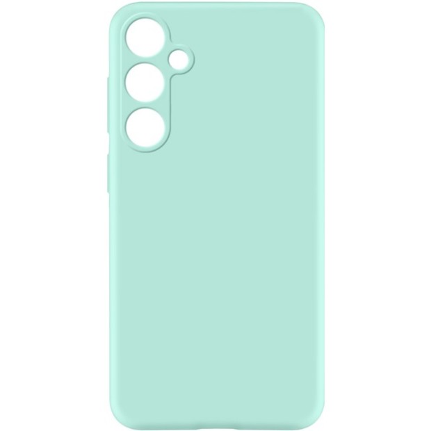 Силікон Original Premium Samsung Galaxy S24 FE (ShutCam) (Небесна Бірюза)
