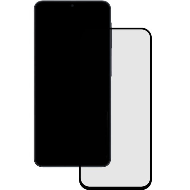 Захисне скло 5D Matte Ceramic для Samsung Galaxy A07 Чорне.