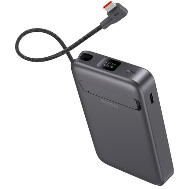 Внешний аккумулятор Proove OverPower 35W Qi2 10000mAh (Gray)