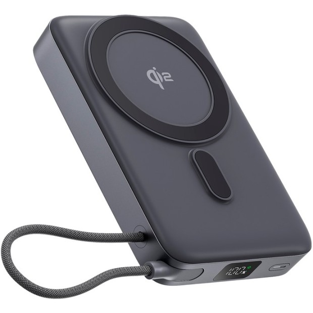 Внешний аккумулятор Proove OverPower 35W Qi2 10000mAh (Gray)