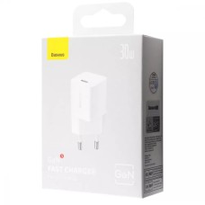 СЗУ-адаптер Baseus GaN5 20W (1Type-C) (Белый) CCGN050102