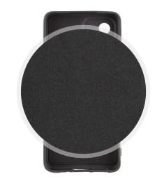 Силікон Original Motorola Moto G55 (ShutCam) (Чорний)