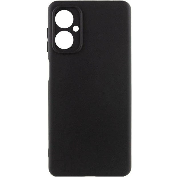 Силикон Original Motorola Moto G55 (ShutCam) (Чёрный)