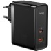 Baseus GaN5 Pro 100W Adapter (Type-C / USB) + Type-C to Type-C Cable (Black) CCGP090201 Baseus GaN5 Pro 100W Adapter (Type-C / USB) + Type-C to Type-C Cable (Black) CCGP090201