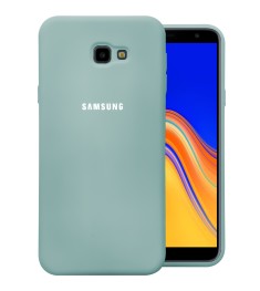 Силіконова Оригінальна 360 Чохол Лого Samsung Galaxy J4 Plus (2018) J415 (Бірюзо..