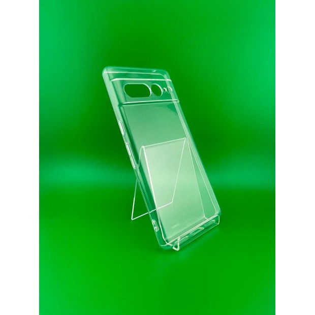 Силикон WS Google Pixel 7 Pro (ShutCam) (Прозрачный)