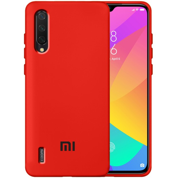 Силіконовий Original 360 чохол Logo для Xiaomi Mi9 Lite  /  Mi CC9 (Червоний)