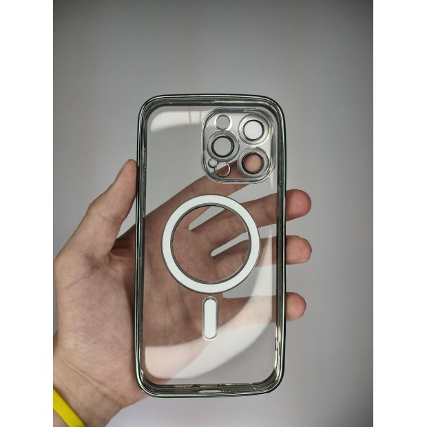 Чохол UMKU Shining with MagSafe для Apple iPhone 14 Pro Max (Темно-зелений)