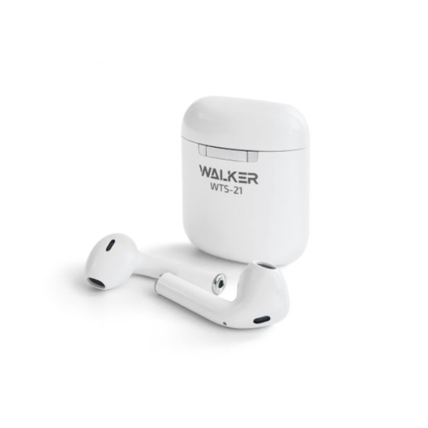Беспроводные наушники-гарнитура вкладыши Walker WTS-21 (White)