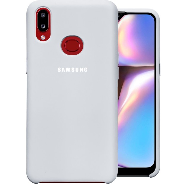 Силіконовий чохол Original 360 Case Logo для Samsung Galaxy A10s (2019) (Сірий)