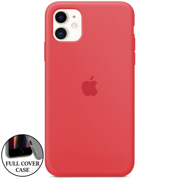 Силикон Original Round Case Apple iPhone 11 (24) Camelia