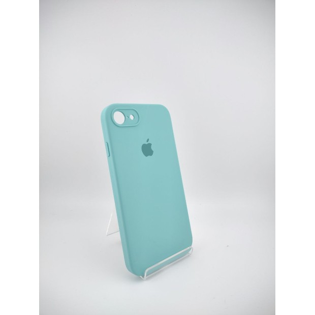 Силіконовий чохол Original Square RoundCam для Apple iPhone 7  /  8  /  SE (2023) в кольорі Sea Blue