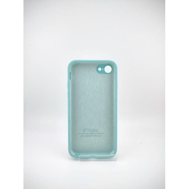 Силіконовий чохол Original Square RoundCam для Apple iPhone 7  /  8  /  SE (2023) в кольорі Sea Blue