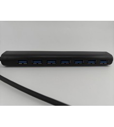 Перехідник USB HUB XoKo 715 з блоком живлення (USB на 7USB3.0) (Сірий) XK-hub-71..