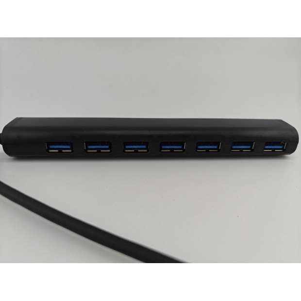 Переходник USB HUB XoKo 715 с блоком питания (USB to 7USB3.0) (Серый) XK-hub-715