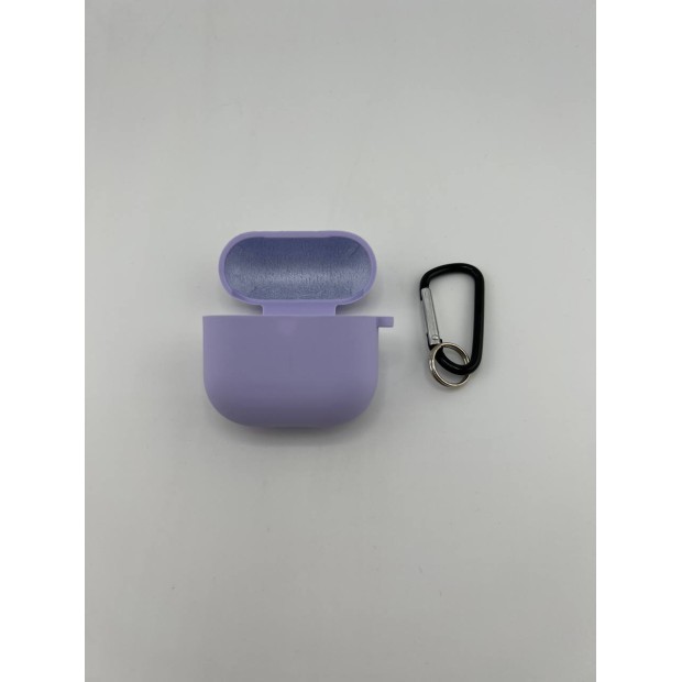 Чехол для наушников Full Silicone Case with Microfiber Apple AirPods 4 (71) Light Glycine