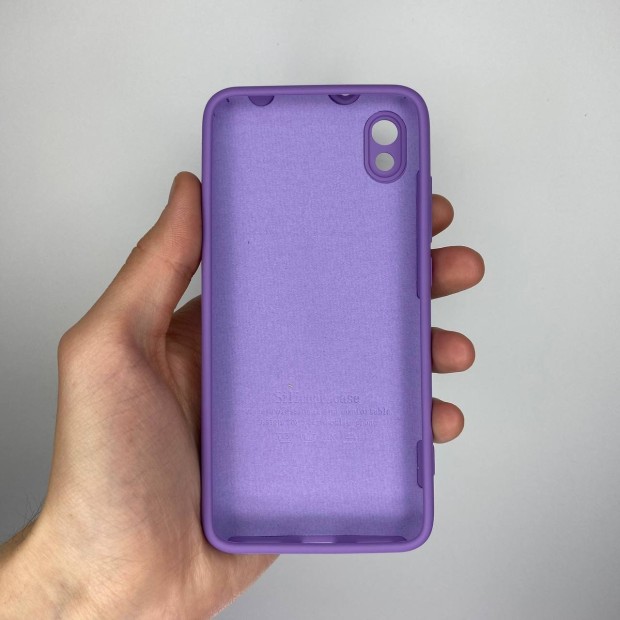 Силіконовий оригінальний 360-чохол для Xiaomi Redmi 7A (ShutCam) (Лавандовий)