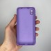 Силіконовий оригінальний 360-чохол для Xiaomi Redmi 7A (ShutCam) (Лавандовий)