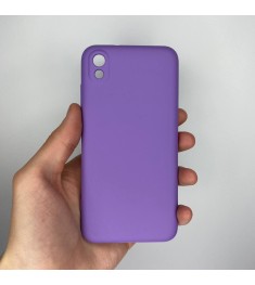 Силикон Original 360 Case Xiaomi Redmi 7A (ShutCam) (Лавандовый)