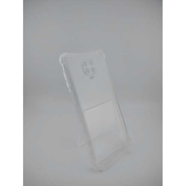 Силикон 6D Xiaomi Redmi Note 9 Pro / Note 9S (ShutCam) (Прозрачный)