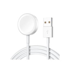 USB кабель для Apple Watch 5Вт Магнітний (1м) (USB) (Білий)