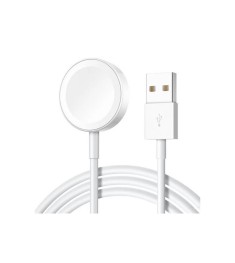 USB кабель для Apple Watch 5Вт Магнітний (1м) (USB) (Білий)